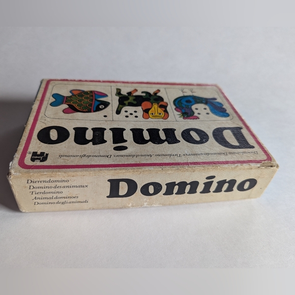 Vintage Animal Domino Game - Jumbo, Hausemann & Höte - Animal Dominoes from 1972 - Picture 5 of 9